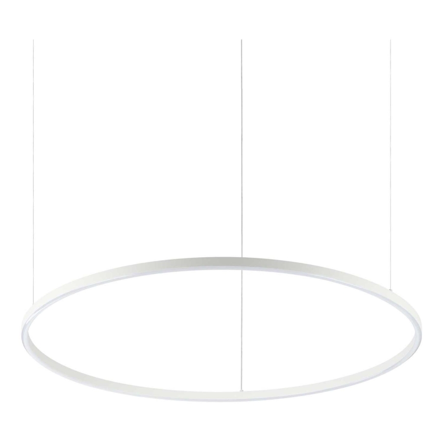Ideal Lux - viseči LED lestenec na jeklenem lanku ORACLE SLIM LED/53W/230V 4000K CRI 90, premer 90 cm, bela