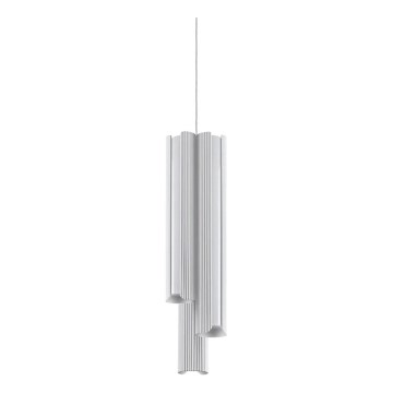 Ideal Lux - LED zatemljiv lestenec na kablu DORICA 3xLED/9W/230V CRI 90 premer 9,5 cm bela
