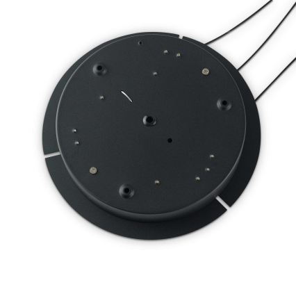 Ideal Lux - LED zatemljiv lestenec na kablu OZ LED/48W/230V Ø 60 cm CRI 90 črna