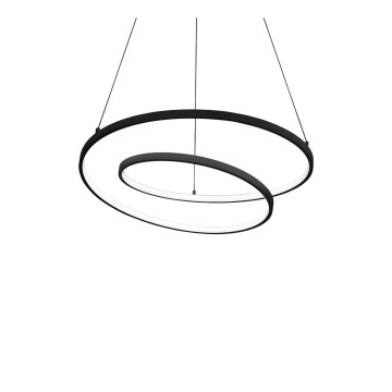 Ideal Lux - LED zatemljiv lestenec na kablu OZ LED/48W/230V Ø 60 cm CRI 90 črna