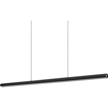 Ideal Lux - LED zatemljiv lestenec na sajli DORICA LED/35W/230V CRI 90 140 cm črna