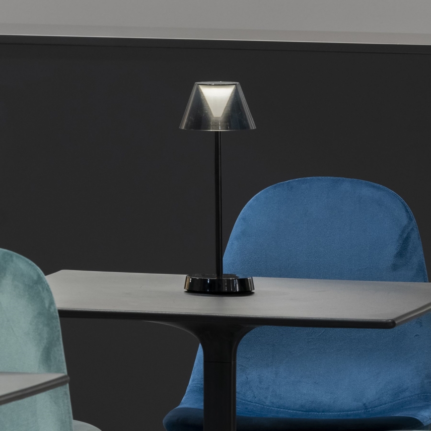 Ideal Lux - LED zatemnitvena dotikavna svetilka LOLITA LED/2,8W/5V 2200 mAh IP54 črna