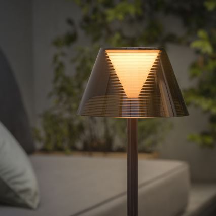 Ideal Lux - LED zatemnitvena dotikavna svetilka LOLITA LED/2,8W/5V 2200 mAh IP54 rjava