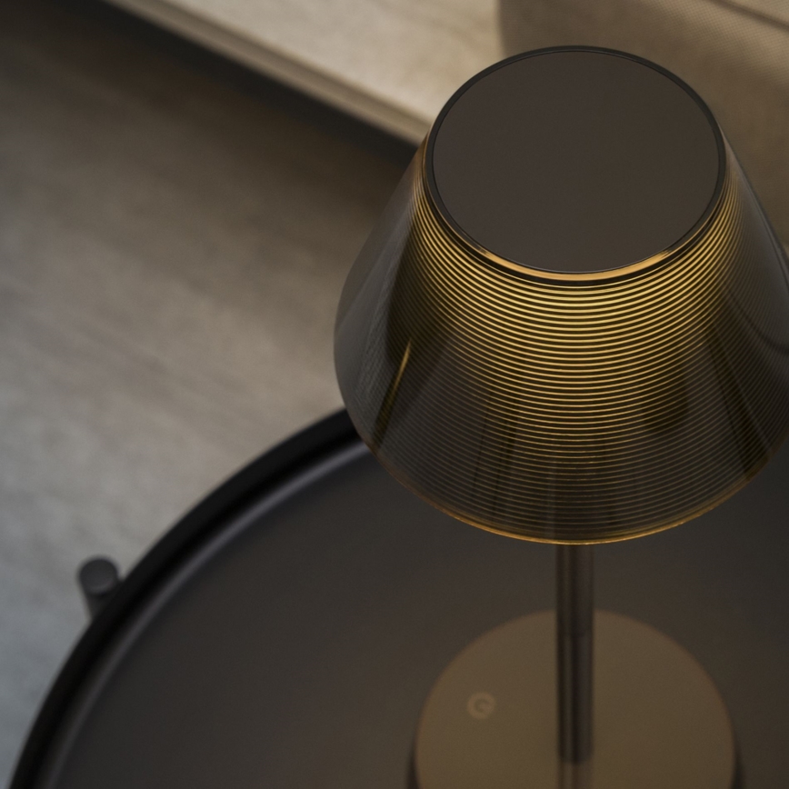 Ideal Lux - LED zatemnitvena dotikavna svetilka LOLITA LED/2,8W/5V 2200 mAh IP54 rjava