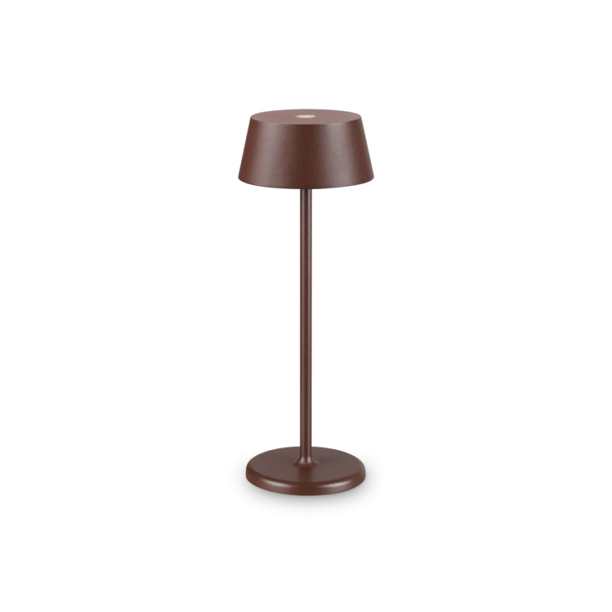 Ideal Lux - LED zatemnitvena na dotik za zunanjo uporabo PURE LED/1,5W/3,7V 2200 mAh CRI 90 IP54 rjava