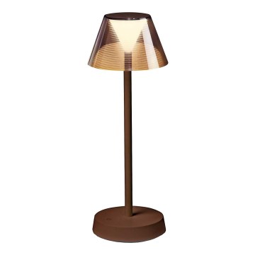 Ideal Lux - LED zatemnitvena dotikavna svetilka LOLITA LED/2,8W/5V 2200 mAh IP54 rjava