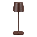 Ideal Lux - LED zatemnitvena dotikavna zunanja namizna svetilka CUTE LED/2,5W/3,7V 3000 mAh USB 2200-2700K IP65 rjava