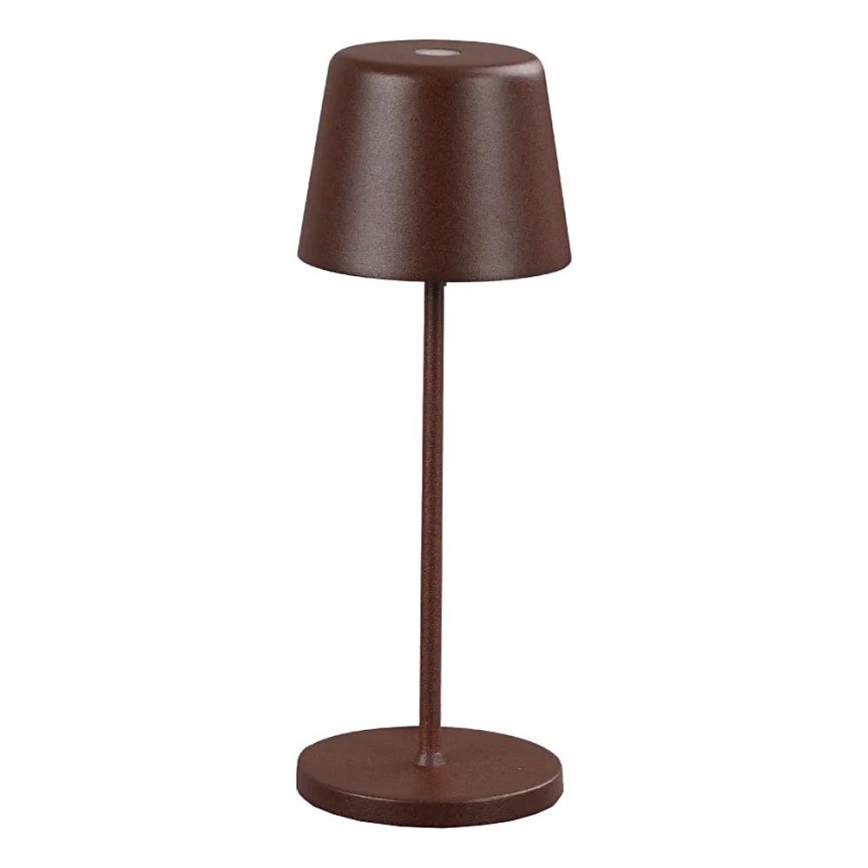 Ideal Lux - LED Zatemnitvena na dotik zunanja namizna svetilka CUTE LED/2,5W/3,7V USB 2200-2700K 3000 mAh IP65 rjava