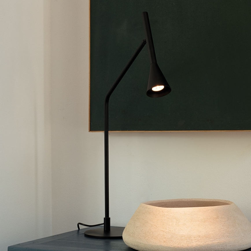 Ideal Lux - LED Zatemnitvena namizna svetilka na dotik DIESIS LED/6,5W/230V CRI 90 črna