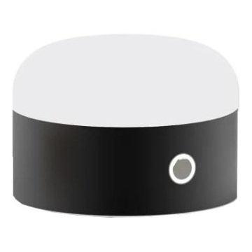 Ideal Lux - LED Zatemnitvena namizna svetilka na dotik MIGNON LED/5W/5V pr. 10 cm CRI 90 črna
