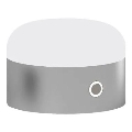 Ideal Lux - LED Zatemnitvena namizna svetilka na dotik MIGNON LED/5W/5V pr. 10 cm CRI 90 sijajni krom