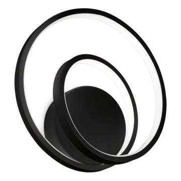 Ideal Lux - LED Zatemnitvena stenska svetilka OZ LED/28W/230V CRI 90 črna