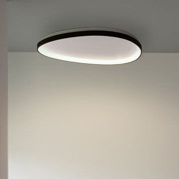Ideal Lux - LED Zatemnitvena stropna svetilka GEMINI LED/42W/230V pr. 81 cm CRI 90 črna