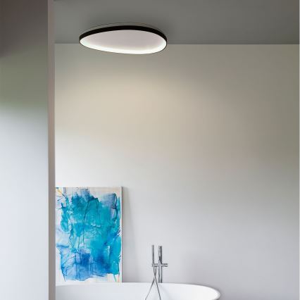 Ideal Lux - LED Zatemnitvena stropna svetilka GEMINI LED/42W/230V pr. 81 cm CRI 90 črna