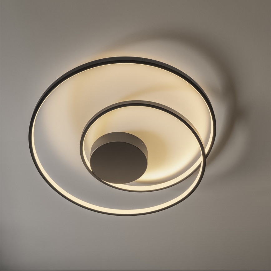 Ideal Lux - LED Zatemnitvena stropna svetilka OZ LED/48W/230V pr. 60 cm CRI 90 črna