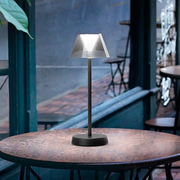 Ideal Lux - LED Zatemnitvena svetilka na dotik LOLITA LED/2,8W/5V 2200 mAh IP54 črna