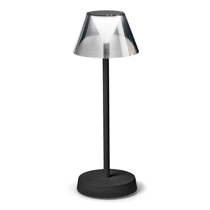 Ideal Lux - LED Zatemnitvena svetilka na dotik LOLITA LED/2,8W/5V 2200 mAh IP54 črna