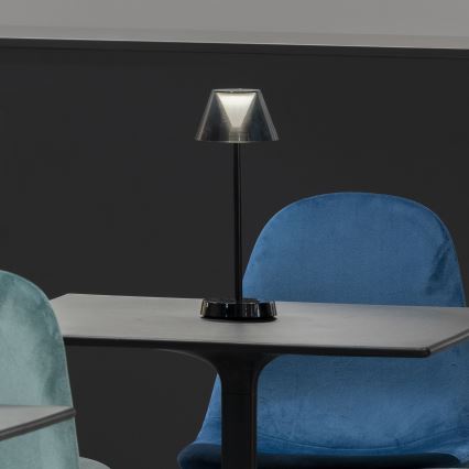 Ideal Lux - LED Zatemnitvena svetilka na dotik LOLITA LED/2,8W/5V 2200 mAh IP54 črna