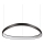 Ideal Lux - LED Zatemnitveni lestenec na vrvici GEMINI LED/48W/230V pr. 61 cm CRI 90 črna