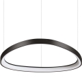 Ideal Lux - LED Zatemnitveni lestenec na vrvici GEMINI LED/48W/230V pr. 61 cm črna
