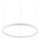 Ideal Lux - LED Zatemnitveni lestenec na vrvici ORACLE SLIM LED/28W/230V 4000K pr. 50 cm CRI 90 bela