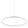 Ideal Lux - LED Zatemnitveni lestenec na vrvici ORACLE SLIM LED/29W/230V 3000K pr. 50 cm bela