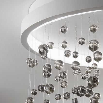 Ideal Lux - LED Zatemnitveni nadgradni lestenec ARMONY LED/48W/230V CRI 90 pr. 50 cm bela