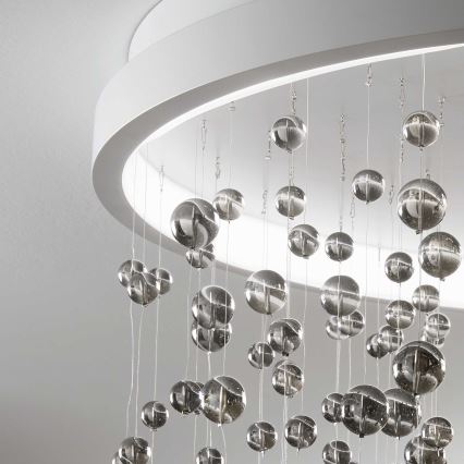 Ideal Lux - LED Zatemnitveni nadgradni lestenec ARMONY LED/56W/230V CRI 90 pr. 60 cm bela