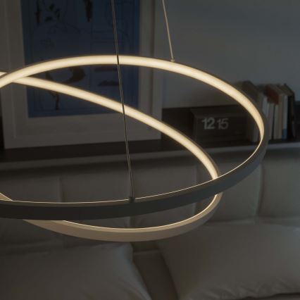 Ideal Lux - LED zatemnjevalen lestenec na lanku OZ LED/55W/230V pr. 80 cm CRI 90 bela