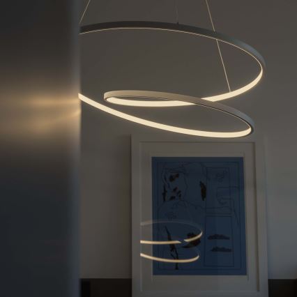 Ideal Lux - LED zatemnjevalen lestenec na lanku OZ LED/55W/230V pr. 80 cm CRI 90 bela