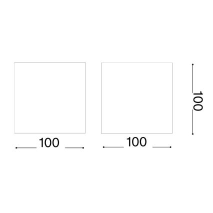 Ideal Lux - LED zunanja stenska svetilka ATOM LED/12W/230V CRI 90 IP54 rjava