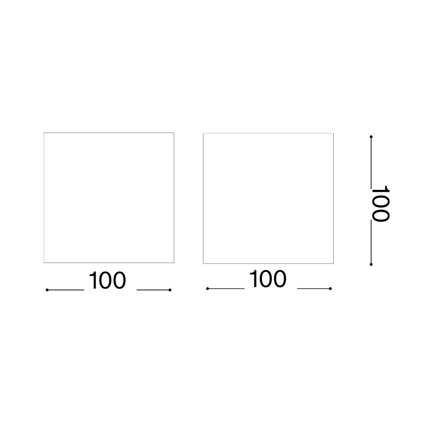 Ideal Lux - LED zunanja stenska svetilka ATOM LED/12W/230V CRI 90 IP54 rjava