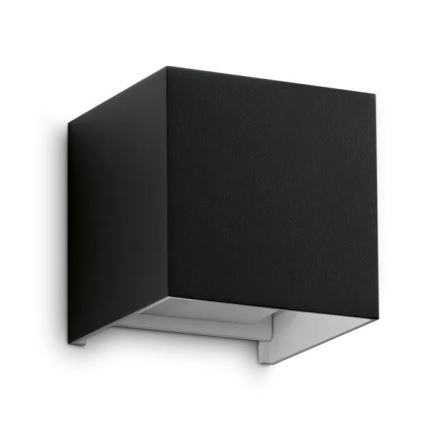 Ideal Lux - LED Zunanja stenska svetilka ATOM LED/12W/230V CRI 90 IP54 črna