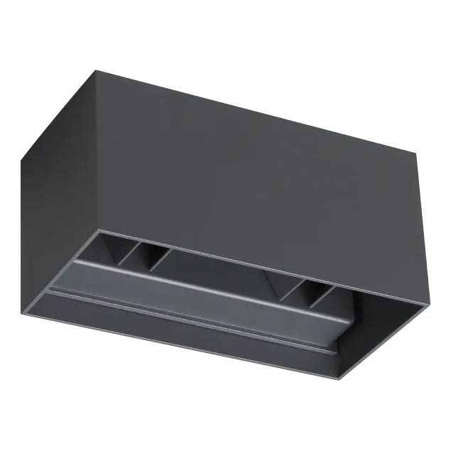 Ideal Lux - LED Zunanja stenska svetilka ATOM LED/25W/230V CRI 90 IP54 antracit