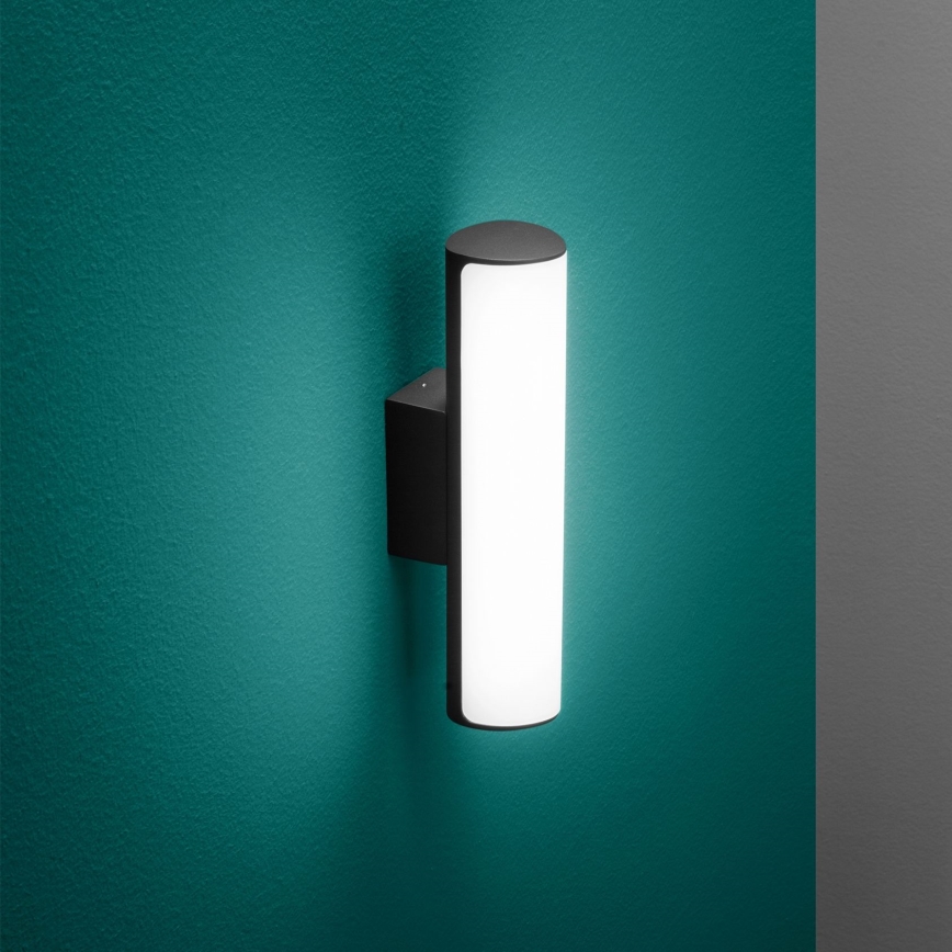 Ideal Lux - LED Zunanja stenska svetilka ETERE LED/9,5W/230V 3000K CRI 90 IP44 črna