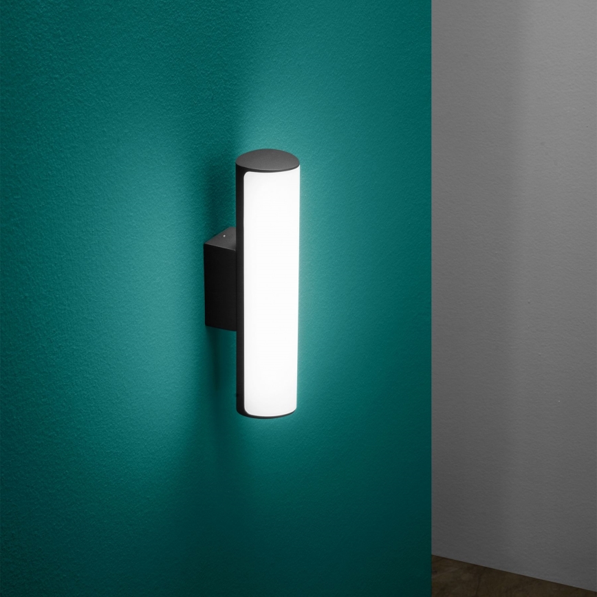 Ideal Lux - LED Zunanja stenska svetilka ETERE LED/9,5W/230V 4000K CRI 90 IP44 črna