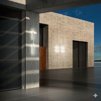 Ideal Lux - LED zunanja stenska svetilka LINEA LED/20W/230V CRI 90 104 cm IP54 bela