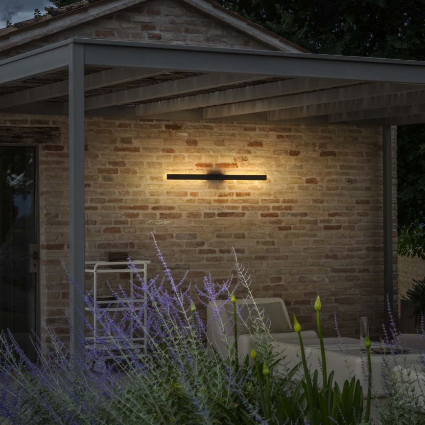 Ideal Lux - LED zunanja stenska svetilka LINEA LED/20W/230V CRI 90 104 cm IP54 črna