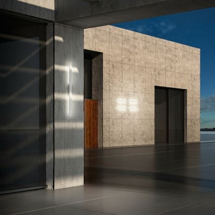 Ideal Lux - zunanja stenska LED svetilka LINEA LED/23W/230V CRI 90 144 cm IP54 bela