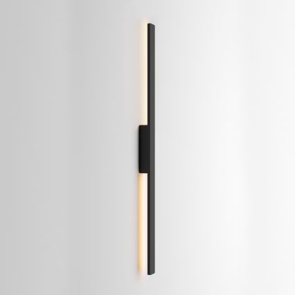 Ideal Lux - LED zunanja stenska svetilka LINEA, 23 W, 230 V, CRI 90, 144 cm, IP54, črna