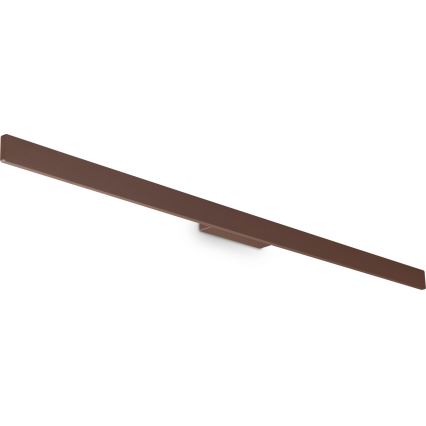 Ideal Lux - LED zunanja stenska svetilka LINEA LED/23W/230V CRI 90 144 cm IP54 rjava