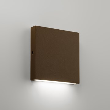 Ideal Lux - LED zunanja stenska svetilka POST-IT LED/3W/12V CRI 90 rjava