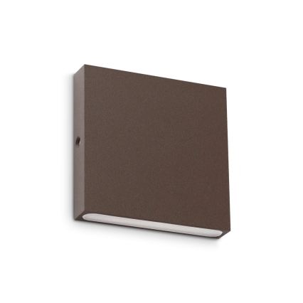 Ideal Lux - LED zunanja stenska svetilka POST-IT LED/3W/12V CRI 90 rjava