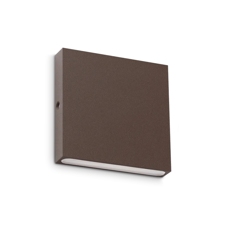 Ideal Lux - LED zunanja stenska svetilka POST-IT LED/3W/12V CRI 90 rjava