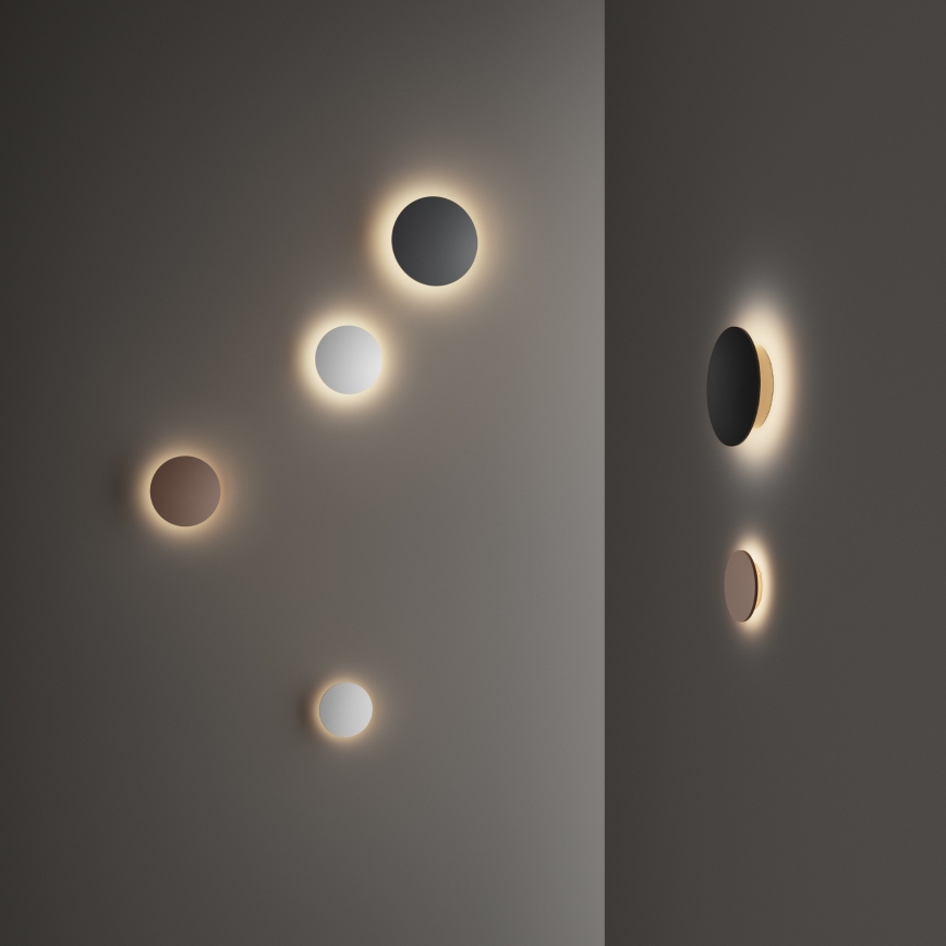 Ideal Lux - LED zunanje stensko svetilo PUNTO LED/12W/230V CRI 90 premer 24 cm IP54 črna