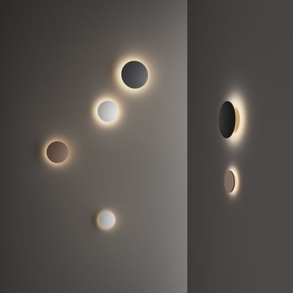 Ideal Lux - LED zunanja stenska svetilka PUNTO LED/9W/230V CRI 90 Ø 18 cm IP54 črna