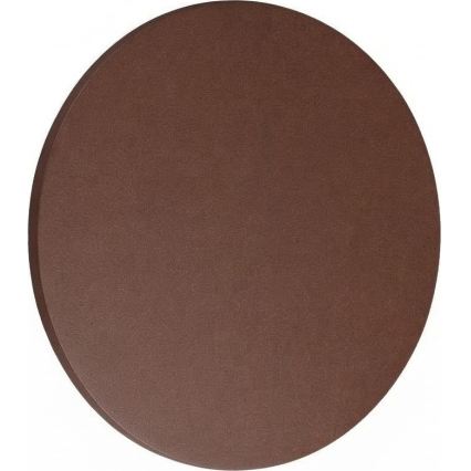 Ideal Lux - LED zunanja stenska svetilka PUNTO LED/9W/230V CRI 90, premer 18 cm, IP54, rjava