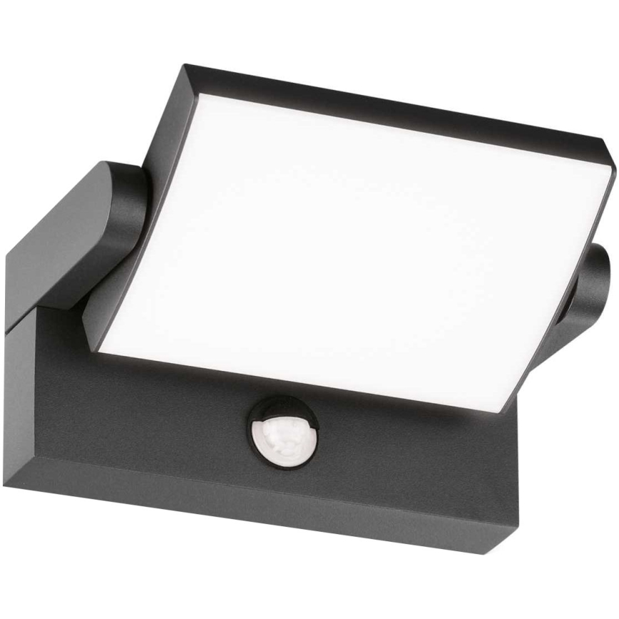 Ideal Lux - LED Zunanja stenska svetilka s senzorjem SWIPE LED/21W/230V CRI 90 IP54 antracit