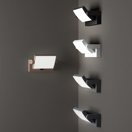 Ideal Lux - LED Zunanja stenska svetilka s senzorjem SWIPE LED/21W/230V CRI 90 IP54 antracit