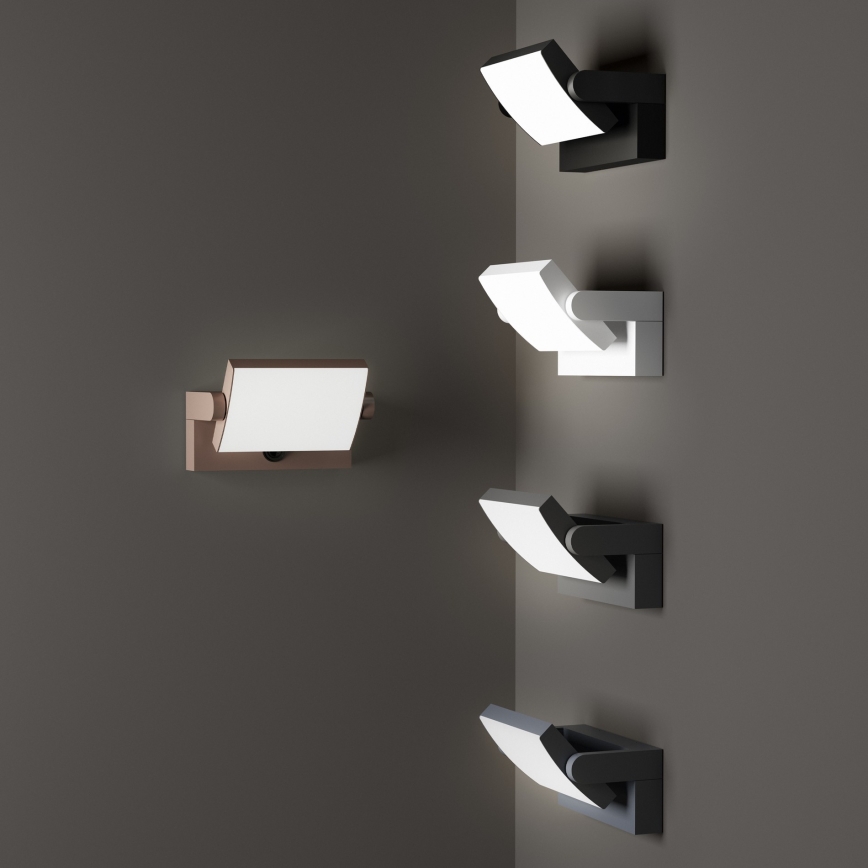 Ideal Lux - LED zunanja stenska svetilka s senzorjem SWIPE LED/21W/230V CRI 90 IP54 siva